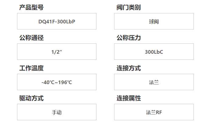 低温不锈钢球阀DQ41F参数